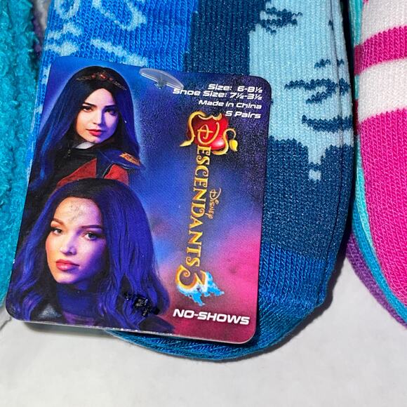 12 PAIRS TODDLER SOCKS FROZEN DESCENDANTS LOL SURPRISE SZ 6-8 NEW - Picture 3 of 6